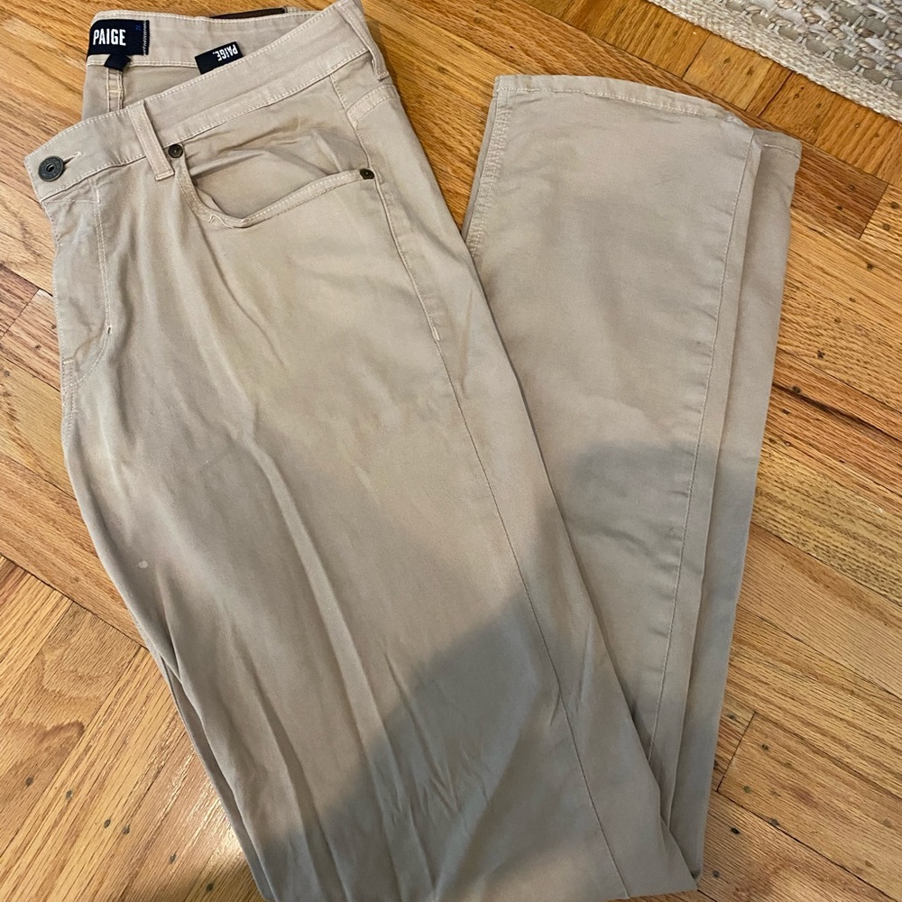 Paige Mens khaki chinos